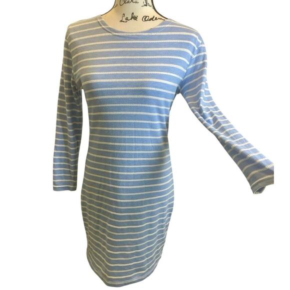 STS SAIL TO SABLE SHIFT DRESS BLUE STRIPES SZ XS SAILOR CHIC NAUTICAL AESTHETIC - Picture 4 of 16